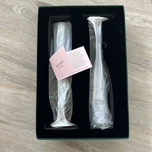 KATE SPADE NEW YORK FLUTE PAIR